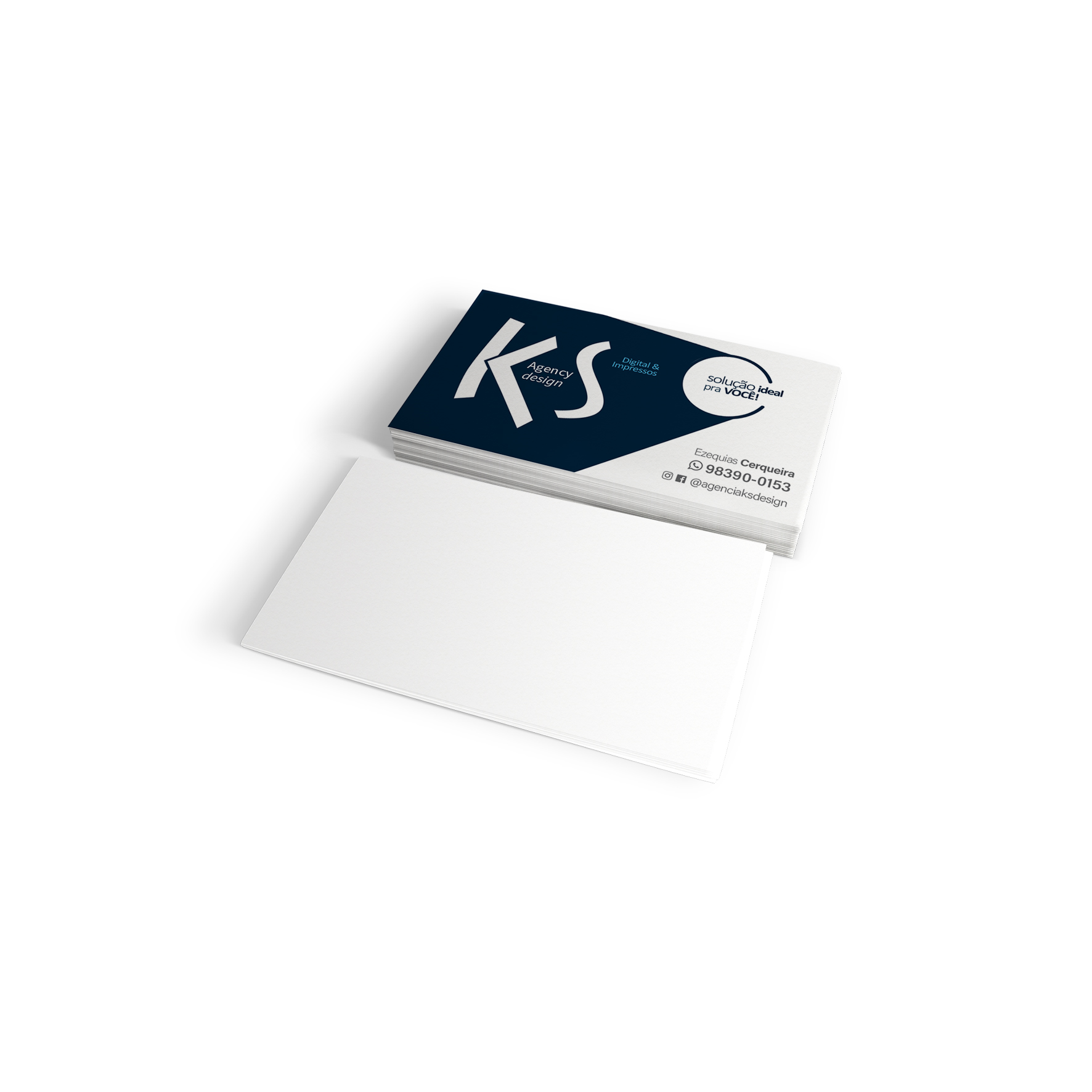Cartão de visita criado pela KS Design