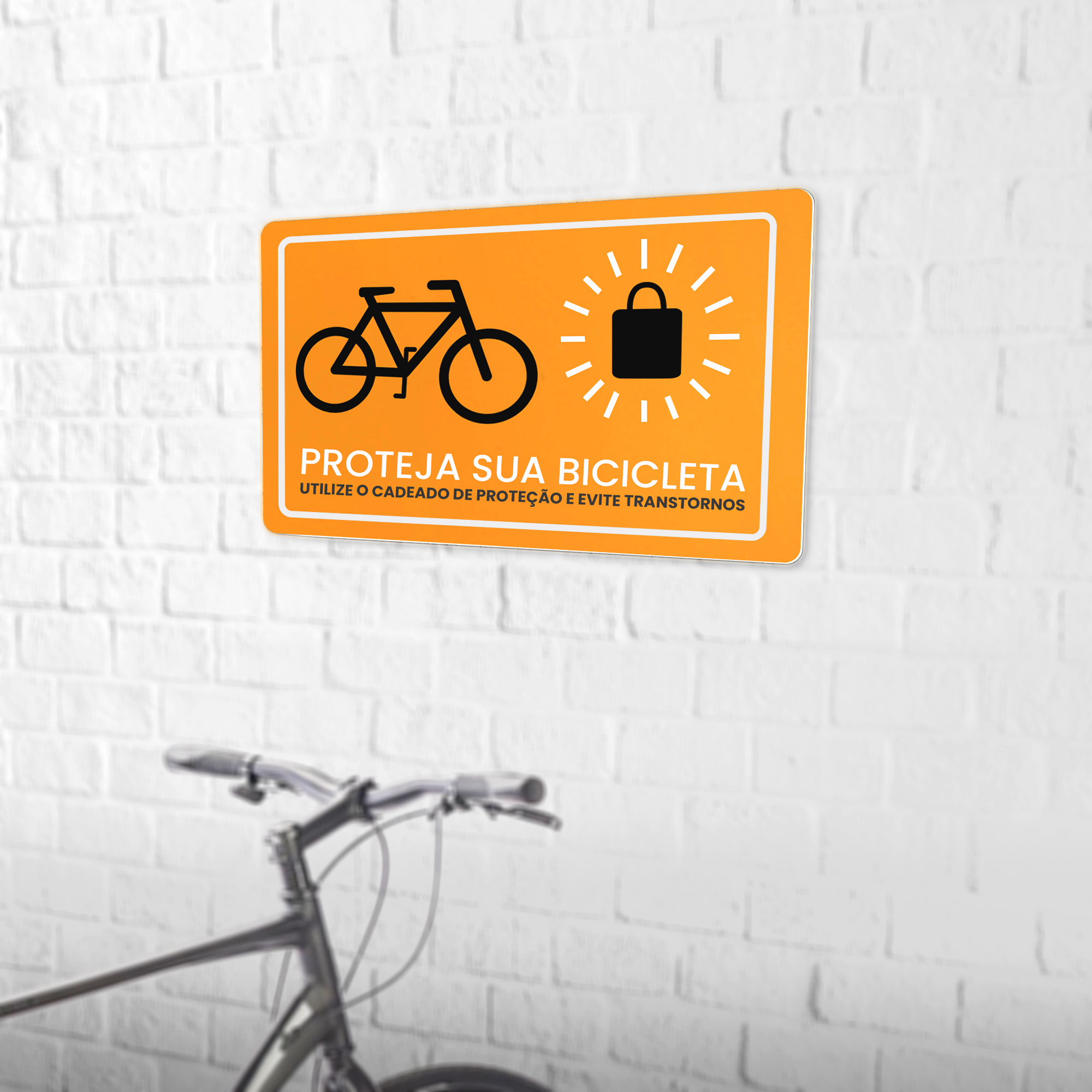 Material impresso e sinalizacao