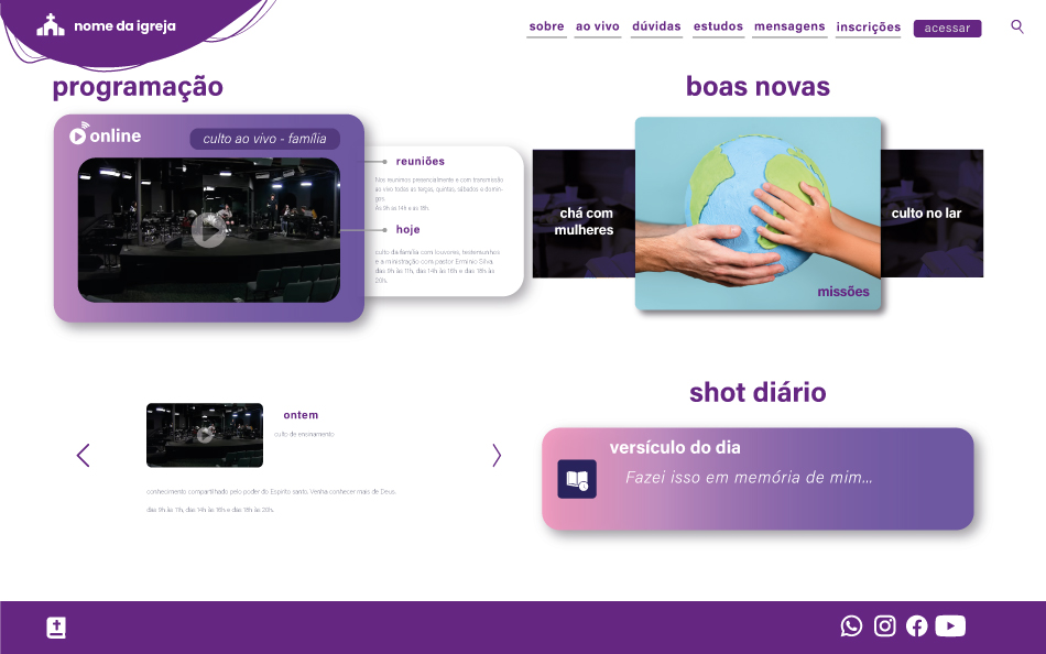 Preview de projeto web desenvolvido pela KS Design